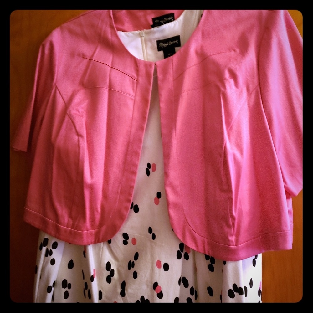 Pink jacket and dress